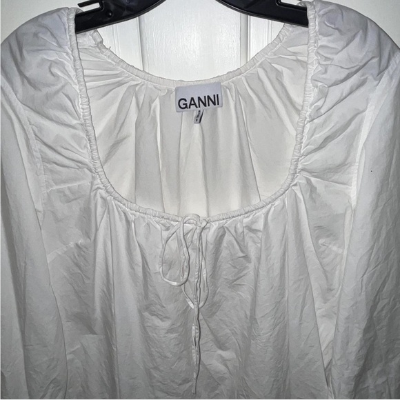 GANNI TUNIC MINIDRESS SHIRT - Picture 4 of 5